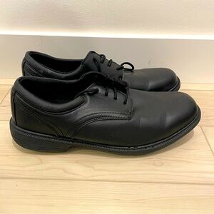 Tredsafe Black Lace Up Work Shoes